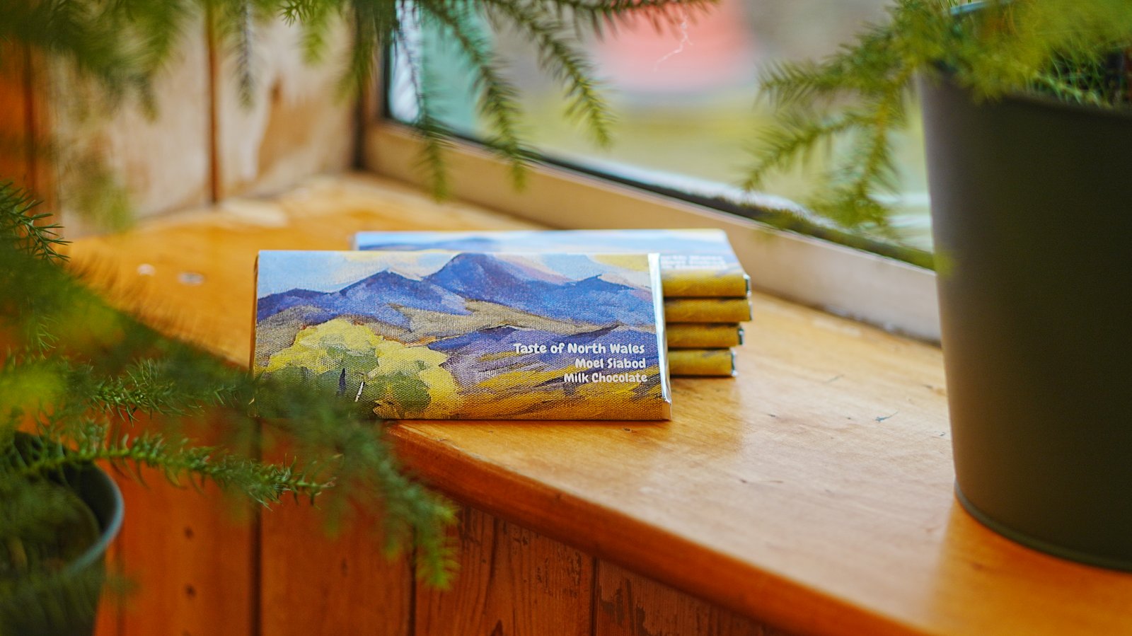 Personalised Caffi Siabod chocolate bar